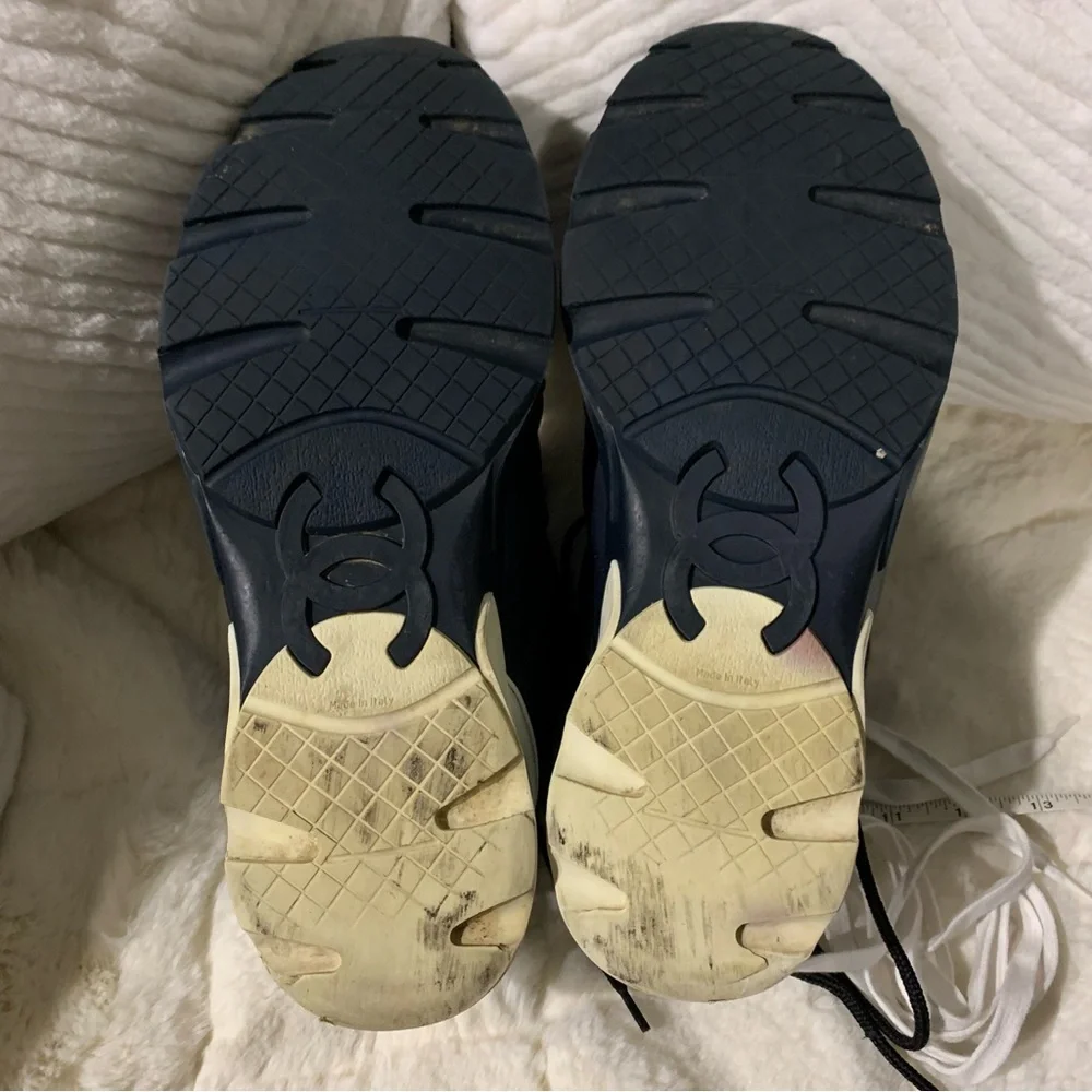 Chanel 2tone high tops - Picture 10 of 12